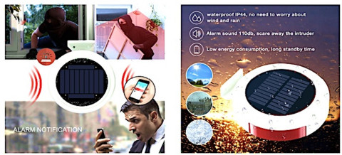 SOLAR GSM HOME/OFFICE ALARM